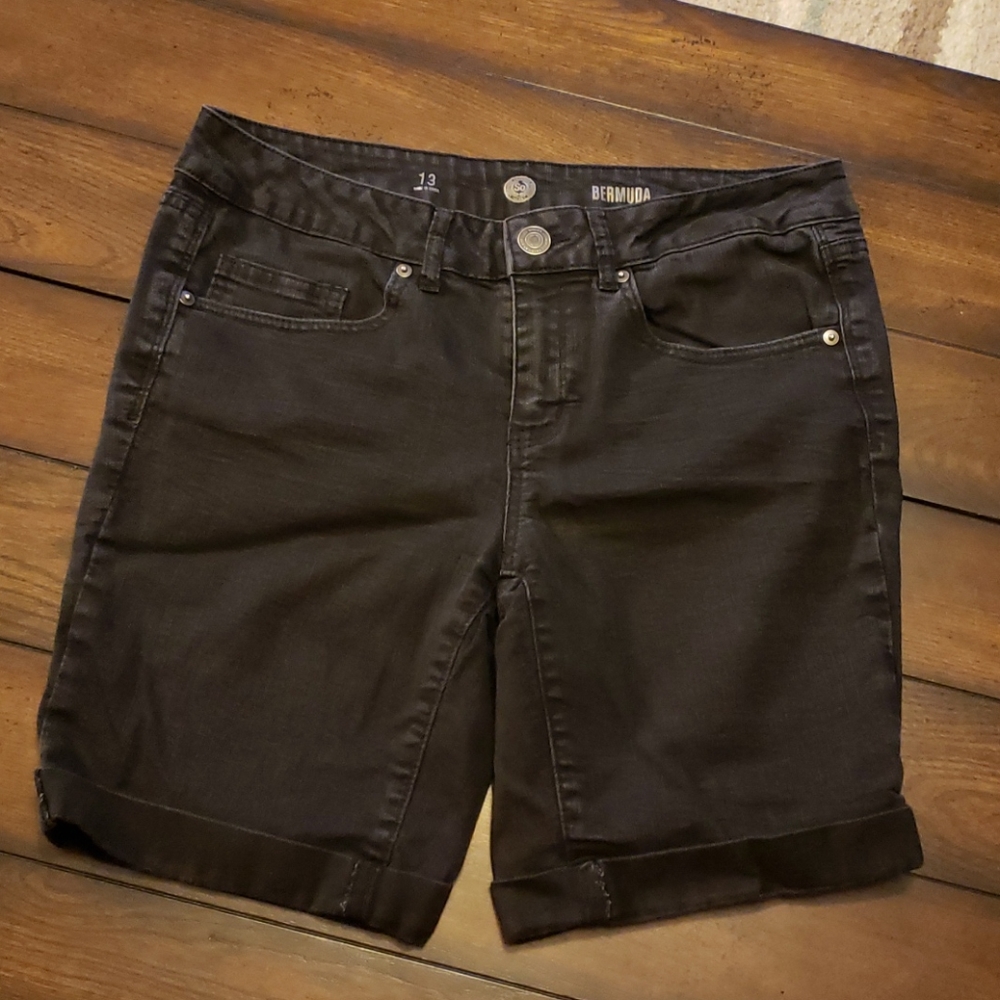 Black Bermuda Shorts